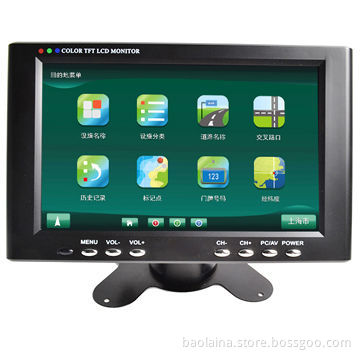 7-inch LCD Monitor interactive/touchscreen terminals VGA/USB port Portable Plastic Case